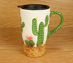 Elk Grove Cactus Travel Mug