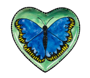 Elk Grove Butterfly Plate