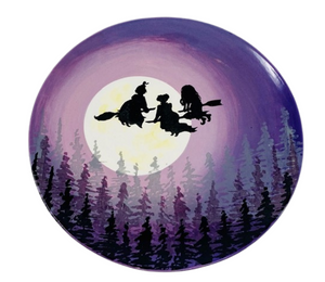 Elk Grove Kooky Witches Plate