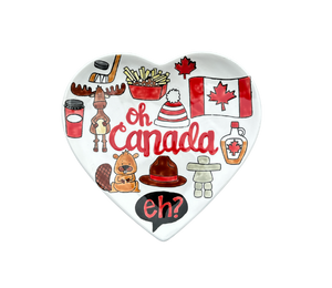Elk Grove Canada Heart Plate