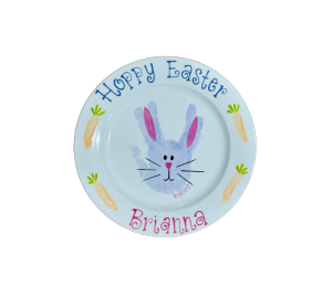 Elk Grove Easter Bunny Plate