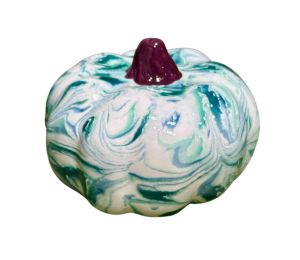 Elk Grove Teal Shaving Cream Pumpkin