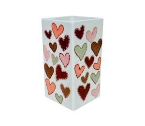 Elk Grove Quilted Heart Vase