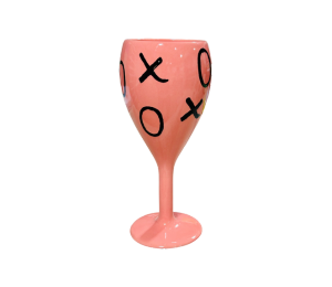Elk Grove XOXO Wine Glass